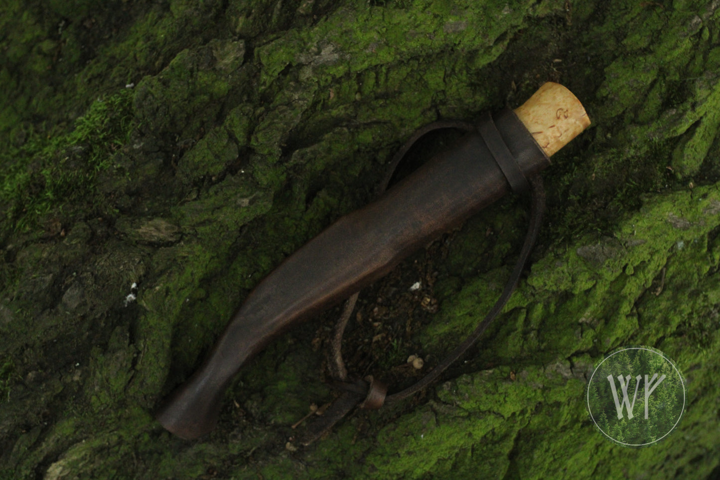 Hand-forged Damascus Puukko / Pattern-welded steel / Bushcraft belt knife / Handmade / Unique