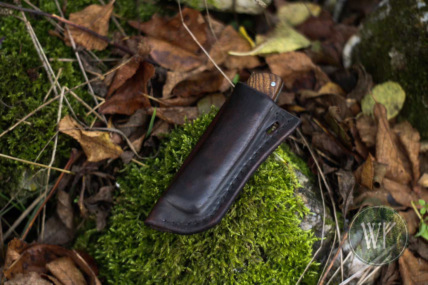 [RESERVED FOR JON] Hand-forged Viking Style Friction Folder with Laminated Iron & Steel Blade & Wenge Wood Scales / UK Legal Carry